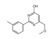 2-(3-甲基苯基)-4-羟基-6-甲氧甲基嘧啶