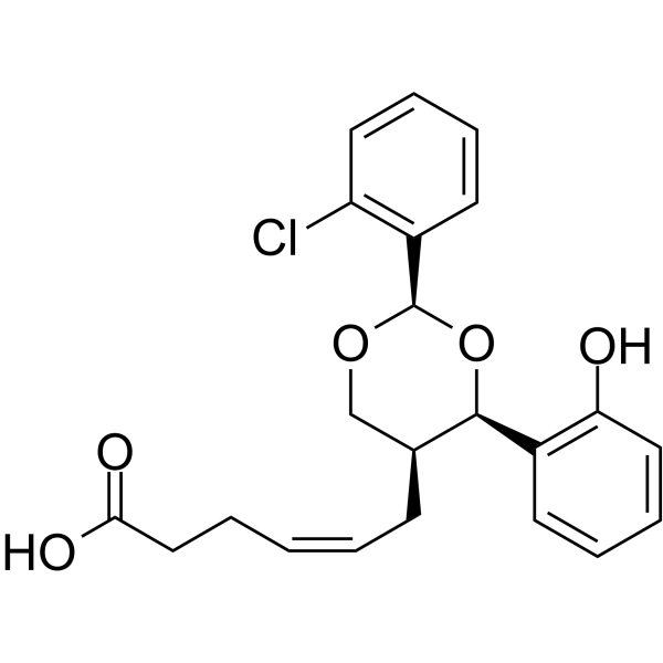 6-(2-(2-氯苯基-4-羟苯基)-1,3-二烷-5-基)己烯酸