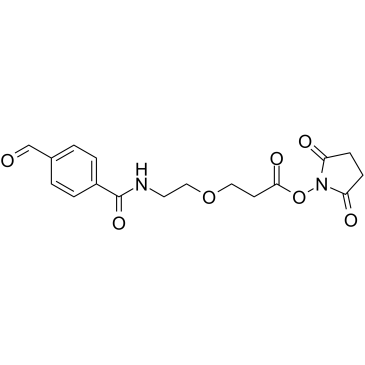 Ald-Ph-amido-PEG1-C2-NHS ester