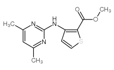 3-[((4,6-二甲基嘧啶-2-基)氨基]-噻吩-2-羧酸甲酯