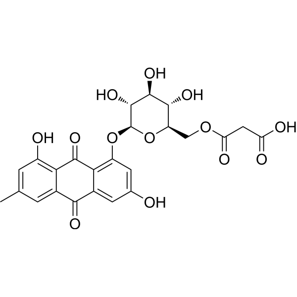 大黄素-8-O-(6'-甲基丙二酰)吡喃葡萄糖苷