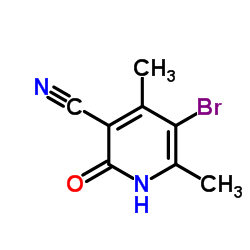 2-羟基-3-氰基-4,6-二甲基-5-溴吡啶