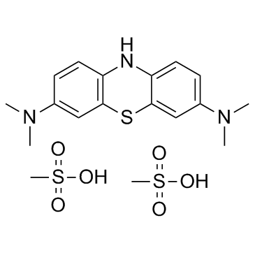 Methylene blue leuco base mesylate salt