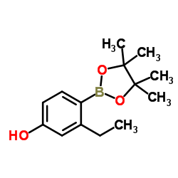 3-乙基-4-(4,4,5,5-四甲基-1,3,2-二氧硼戊烷-2-基)苯酚