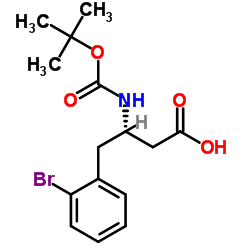 (S)-4-(2-溴苯基)-3-((叔丁氧羰基)氨基)丁酸