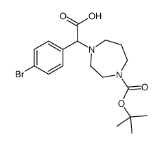 (4-溴苯基)(4-叔丁氧基羰基-1,4-二叠氮烷-1-基)乙酸