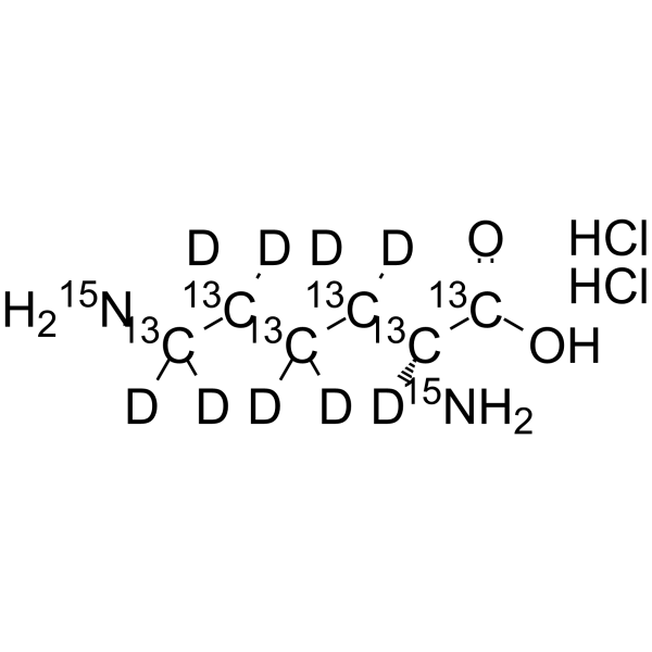 赖氨酸盐酸盐 13C6,d9,15N2 (双盐酸盐)