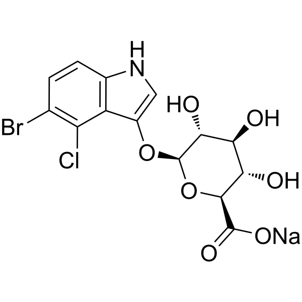 5-溴-4-氯-3-吲哚基β-D-葡萄糖苷酸钠盐