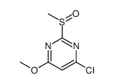 4-氯-6-甲氧基-2-(甲亚磺酰基)嘧啶