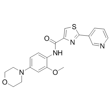 N-[2-甲氧基-4-(4-吗啉基)苯基]-2-(3-吡啶基)-4-噻唑甲酰