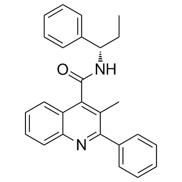 3-甲基-2-苯基-N-((1S)-1-苯基丙基)喹啉-4-甲酰胺