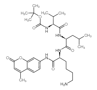 丁氧羰基-缬氨酰-亮氨酰-赖氨酸-7-氨基-4-甲基香豆素