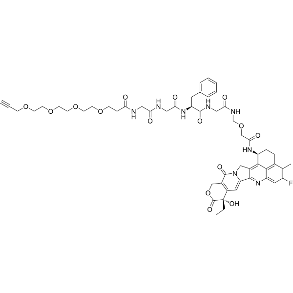 Propargyl-PEG4-GGFG-DXd