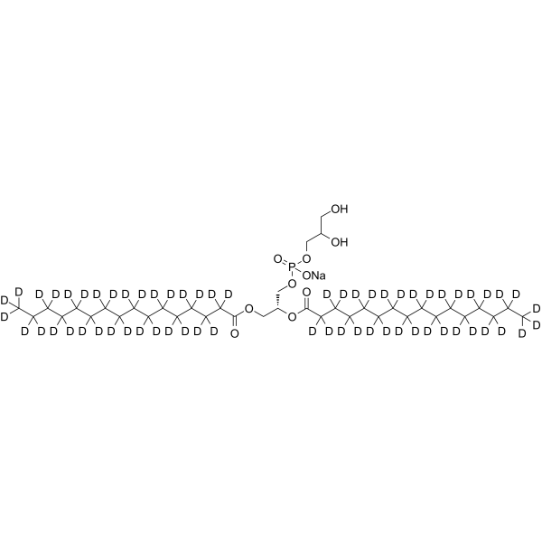 1,2-二棕榈酰-d62-sn-甘油-3-[磷酸-rac-(1-甘油)](钠盐)