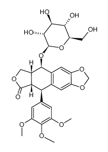 苦鬼臼素-4-O-β-D-葡萄糖苷