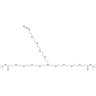 N-(Azido-PEG4)-N-bis(PEG4-t-butyl ester)