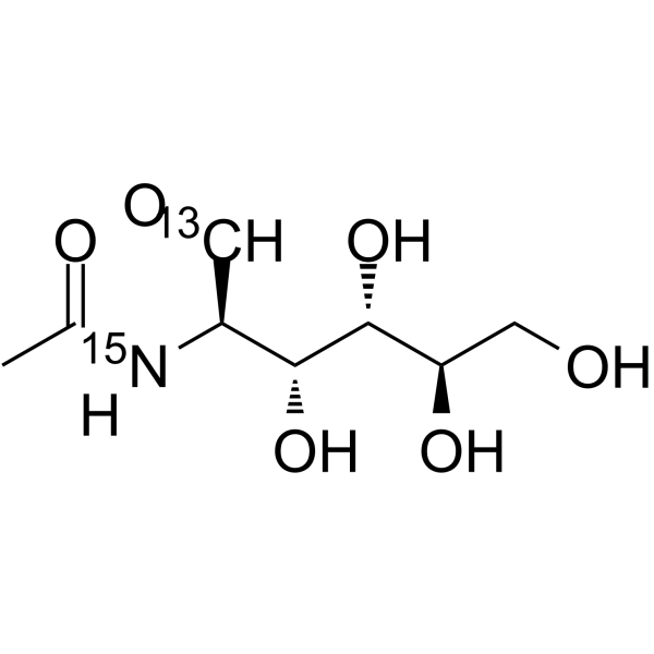 N-乙酰-D-氨基葡萄糖 13C,15N