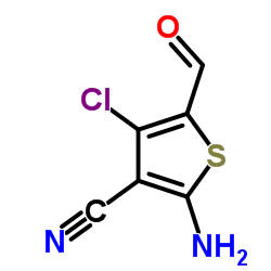 2-氨基-4-氯-3-氰基-5-甲酰基噻吩