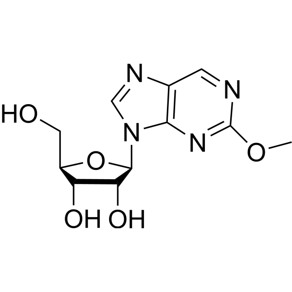 9H-Purine, 2-methoxy-9-b-D-ribofuranosyl-