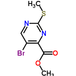 2-甲基巯基-5-溴嘧啶-4-甲酸甲酯