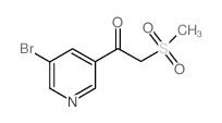 1-(5-溴吡啶-3-基)-2-(甲砜)乙酮