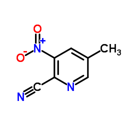 5-甲基-3-硝基吡啶-2-甲腈