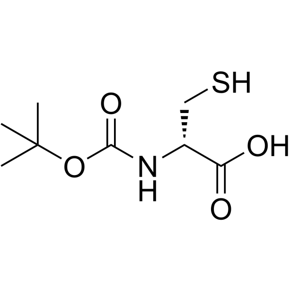 (叔丁氧羰基)-D-半胱氨酸