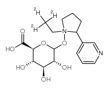 Nicotine N-β-D-glucuronide-d3