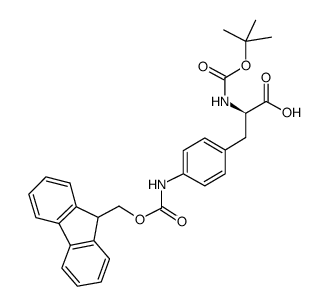 Boc-D-4-(9-芴甲氧羰基氨基)苯丙氨酸