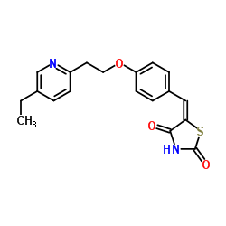 5-[[4-[2-(5-乙基-2-吡啶基)-乙氧基]苯基]亚甲基]-2,4-噻唑烷二酮