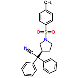 (S)-1-对甲苯磺酰基-3-(1-氰基-1,1-二苯甲基)吡咯烷