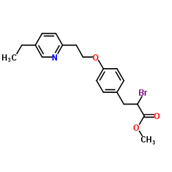 2-溴-3-[4-[2-(5-乙基-2-吡啶基)乙氧基]苯基]丙酸甲酯