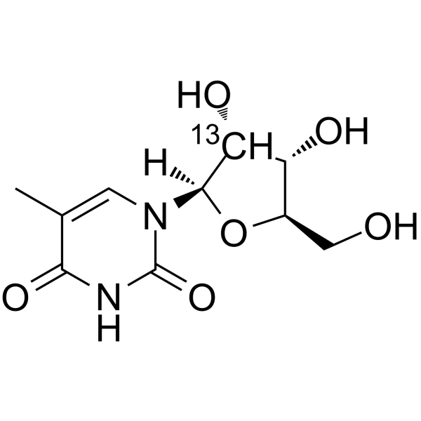 5-Methyluridine-2′-13C