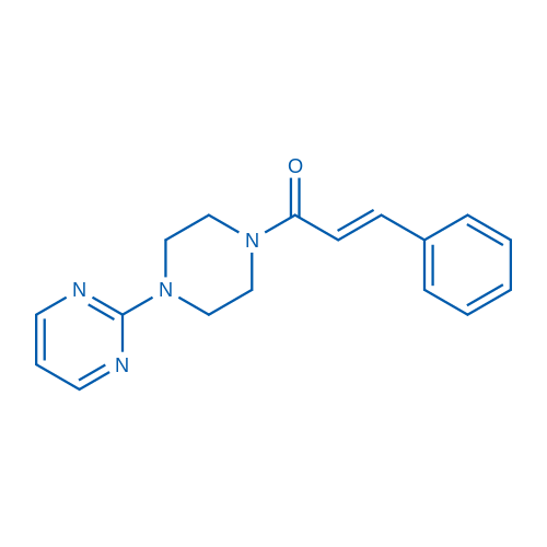 (E)-3-苯基-1-(4-(嘧啶-2-基)哌嗪-1-基)丙-2-烯-1-酮