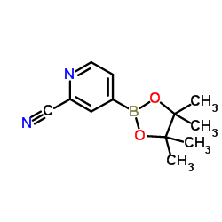 2-氰基吡啶-4-硼酸频哪醇酯