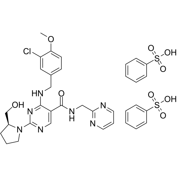 Avanafil dibenzenesulfonate