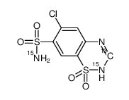 氯噻嗪-13C,15N2