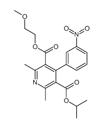 2,6-二甲基-4-(3-硝基苯基)-3,5-吡啶二甲酸 2-甲氧基乙基 异丙基酯