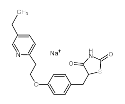 5-[4-[2-(5-乙基-2-吡啶基)乙氧基]苄基]-2,4-噻唑烷二酮