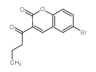 6-溴-3-丁酰-2H-苯并吡喃-2-酮