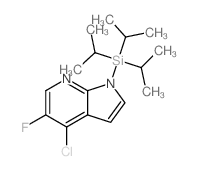 4-氯-5-氟-1-[三(1-甲基乙基)硅基]-1H-吡咯并[2,3-b]吡啶