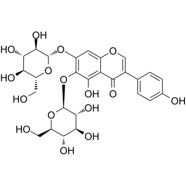 5,6,7,4’-四羟基异黄酮-6,7-O-二葡萄糖苷