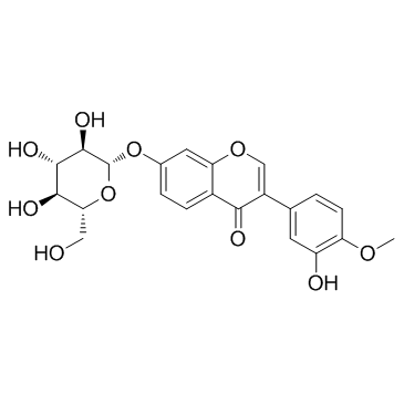 毛蕊异黄酮-7-O-beta-D-葡萄糖苷; 毛蕊异黄酮苷