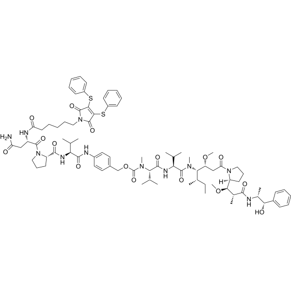 diSPhMC-Asn-Pro-Val-PABC-MMAE