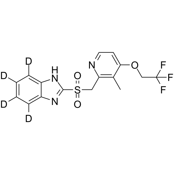 兰索拉唑EP杂质B(Lansoprazole Sulfone) d4