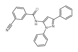 3-氰基-N-(1,3-二苯基吡唑-5-基)苯甲酰胺