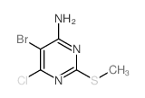 4-氨基-5-溴-6-氯-2-甲硫基嘧啶