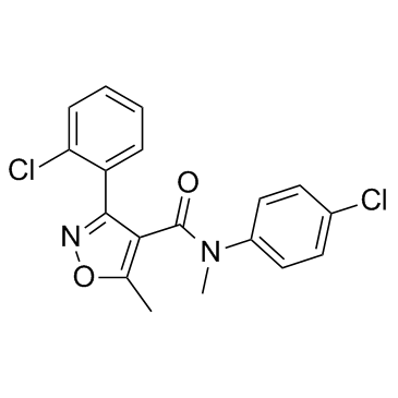 3-(2-氯苯基)-n-(4-氯苯基)-n,5-二甲基-4-异噁唑羧酰胺