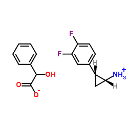 (1R,2S)-2-(3,4-二氟苯基)环丙胺 (R)-扁桃酸盐