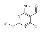 4-氨基-6-氯-2-甲硫基嘧啶-5-甲醛